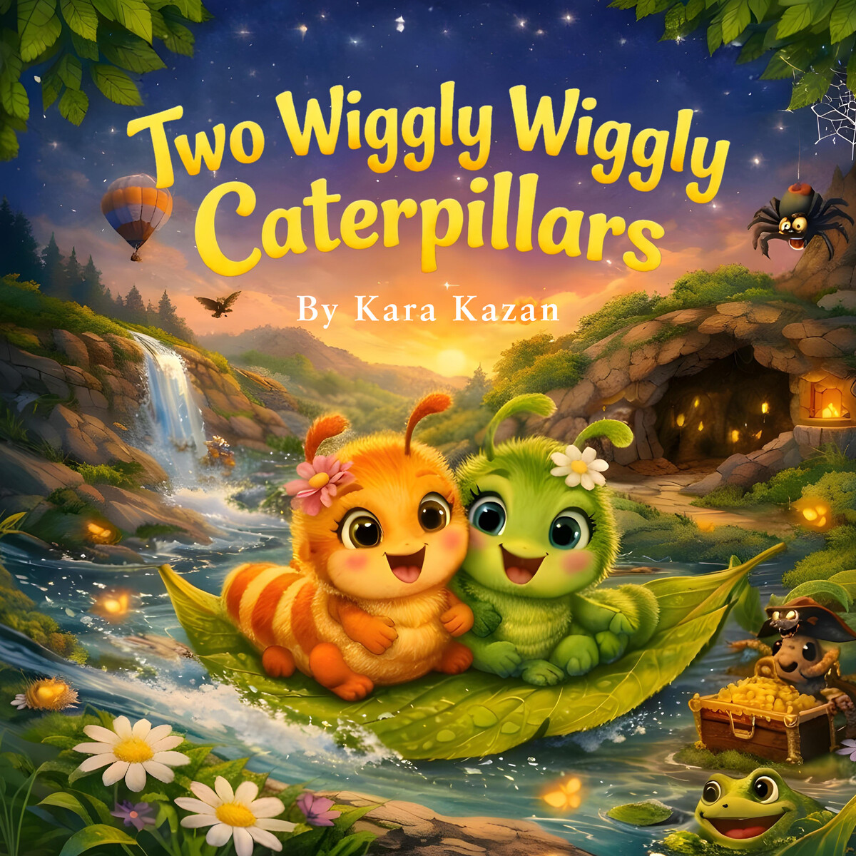 Two Wiggly Wiggly Caterpillars by Kara Kazan