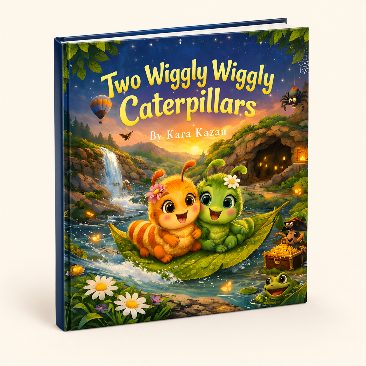 Two Wiggly Wiggly Caterpillars book cover